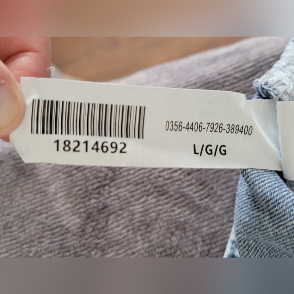 Women's Sz L (32x30) Acid Wash Barrel Denim Jeans Vintage Y2K Era - Picture 10 of 10